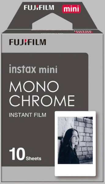 Fujifilm Instax Mini fényes Monochrome 10 db fotópapír