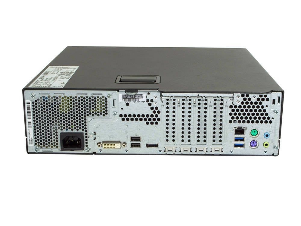Fujitsu Esprimo D556 SFF/i3-6100/8GB/256GB/Win Pro COA/fekete asztali számítógép (Használt A+,felújított, újracsomagolt)