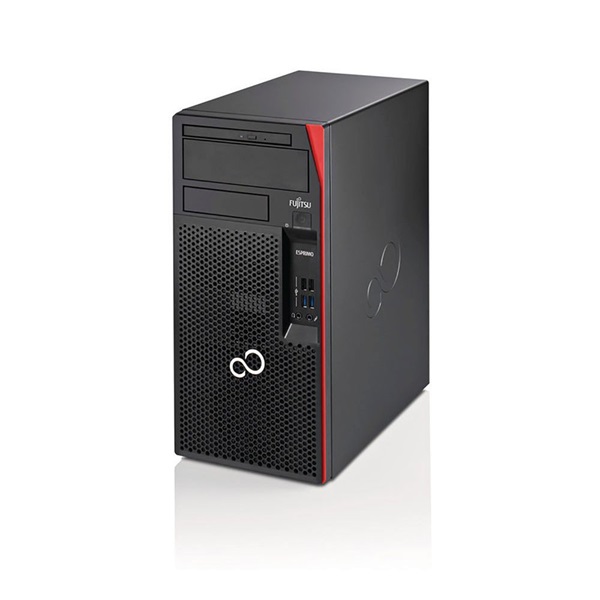 Fujitsu Esprimo P558 MT/i5-8500/16GB/256GB SSD/Win Pro COA/fekete asztali számítógép (Használt A+)