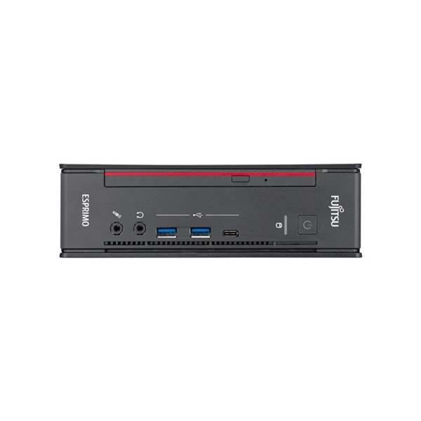 Fujitsu Esprimo Q957 Micro/i3-6100T/8GB/256GB/Win Pro COA/fekete asztali számítógép (Használt A+)