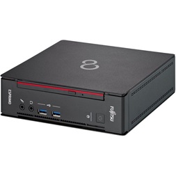 Fujitsu Esprimo Q958 Micro/i5-8400T/8GB/256GB SSD/Win Pro COA/fekete asztali számítógép (Használt A+,felújított)
