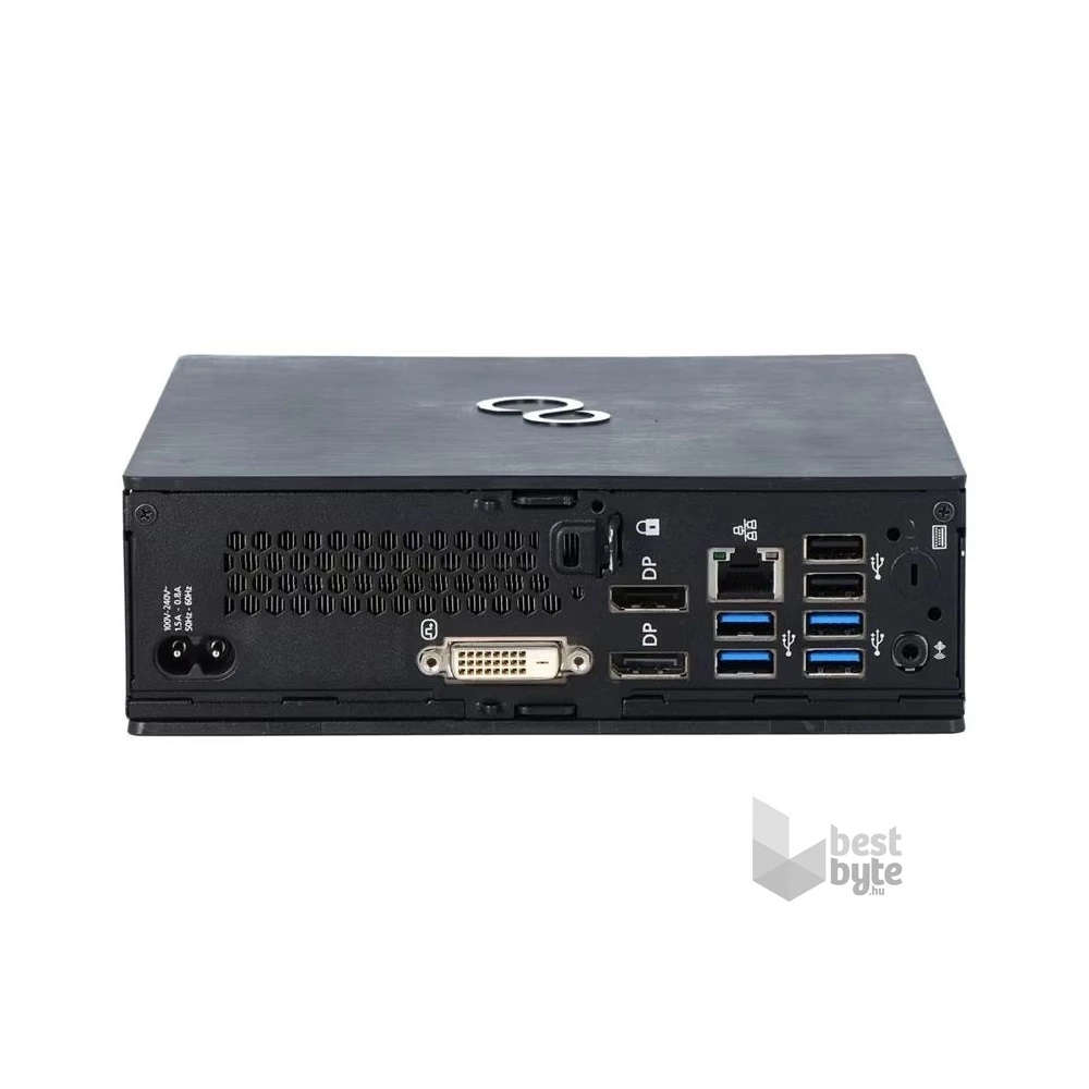 Fujitsu Q958 Mini PC /i7-8700T/16GB/512GB SSDD/FreeDOS/fekete asztali számítógép