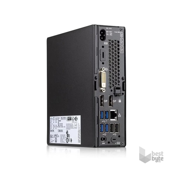 Fujitsu Q958 Mini PC /i7-8700T/16GB/512GB SSDD/FreeDOS/fekete asztali számítógép