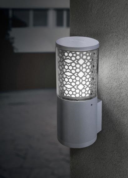 Fumagalli CARLO WALL DECO LED 3,5W GU10 szürke kültéri falilámpa