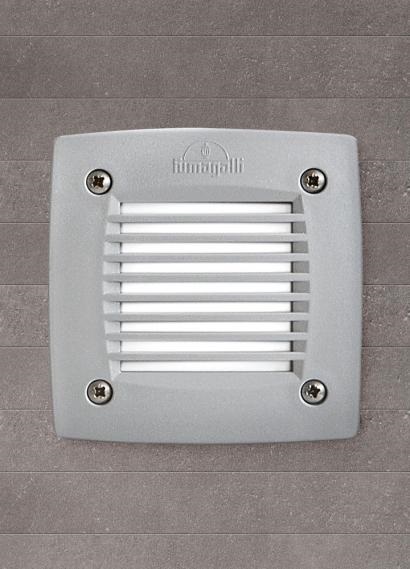 Fumagalli LETI 100 SQUARE ST LED 3W GX53 fehér kültéri beépíthető falilámpa