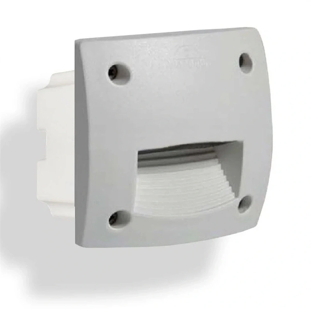 Fumagalli LETI 100 SQUARE ST LED 3W GX53 szürke kültéri beépíthető falilámpa