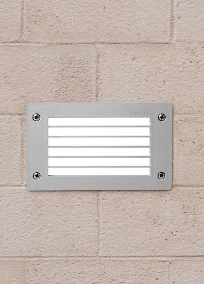 Fumagalli LETI 200 GL LED 3W GX53 fehér kültéri beépíthető falilámpa
