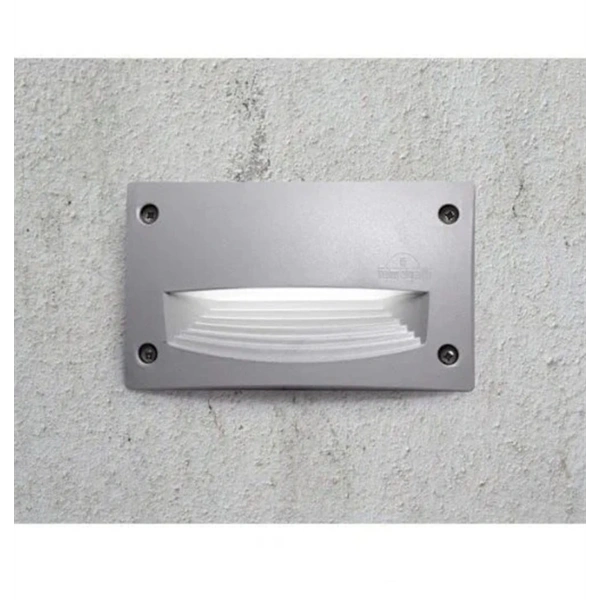 Fumagalli LETI 200 HS LED 3W GX53 szürke kültéri beépíthető falilámpa