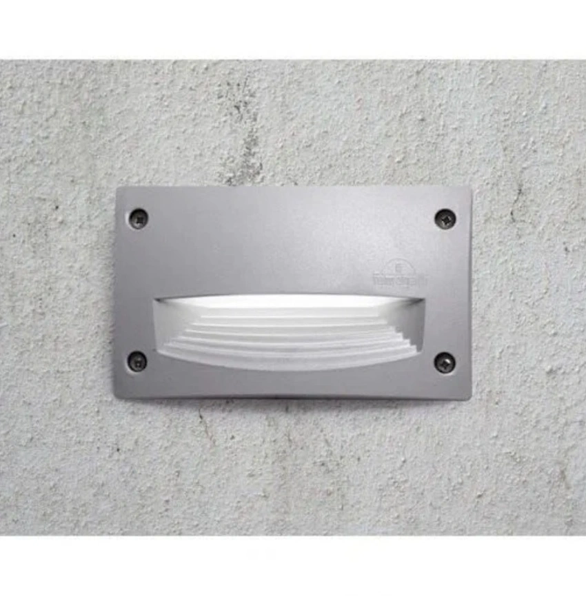 Fumagalli LETI 200 HS LED 3W GX53 szürke kültéri beépíthető falilámpa