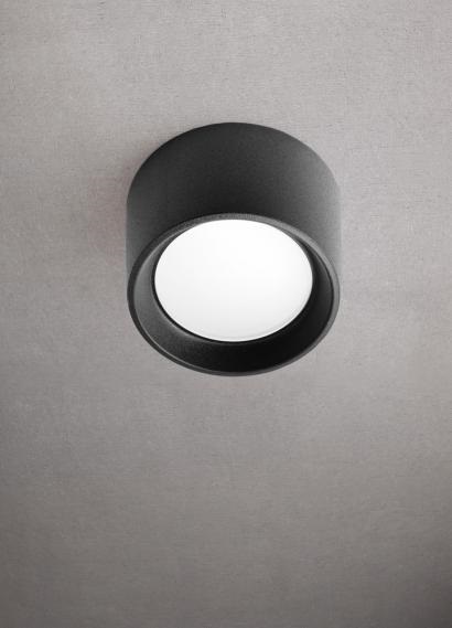 Fumagalli LIVIA 160 LED 10W GX53 fekete kültéri mennyezeti lámpa