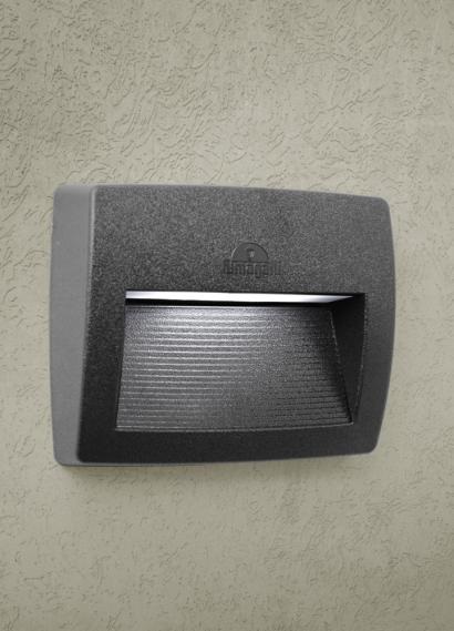 Fumagalli LORENZA 190 LED 8,5W 3K R7S szürke kültéri falilámpa