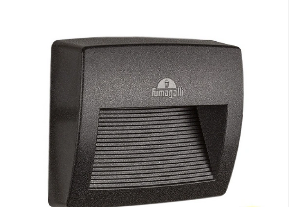 Fumagalli LORENZA 190 LED 8,5W 4K R7S fekete kültéri falilámpa
