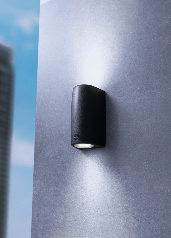 Fumagalli MARTA 90 2L LED 7W GU10 fekete kültéri falilámpa