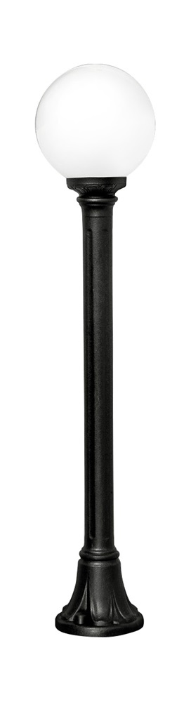 Fumagalli MIZAR/250 LED 6W 4K E27 opál/fekete kültéri állólámpa