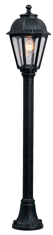 Fumagalli MIZAR/SABA LED 6W 4K E27 fekete kültéri állólámpa