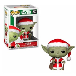 Funko POP! (277) Bobble Star Wars - Holiday Santa Yoda figura