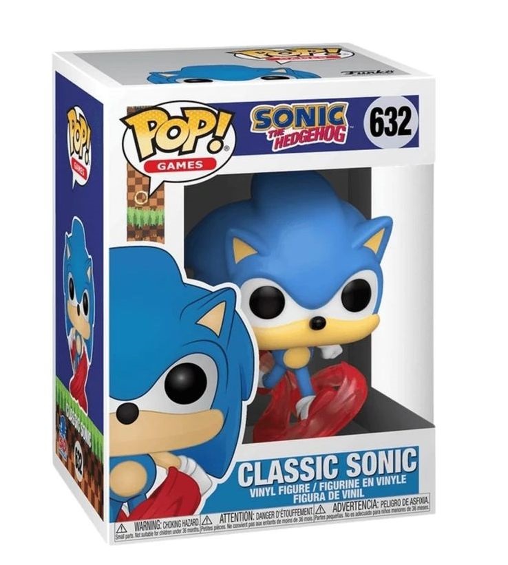 Funko POP! Games (632): Sonic the Hedgehog - Classic Sonic figura