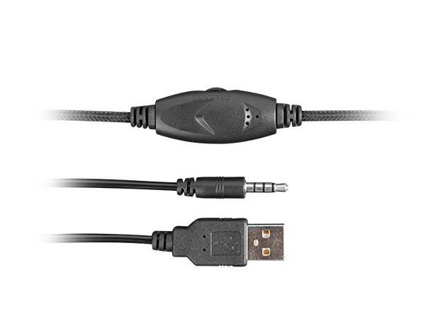 Fury PHANTOM fekete-kék gamer headset