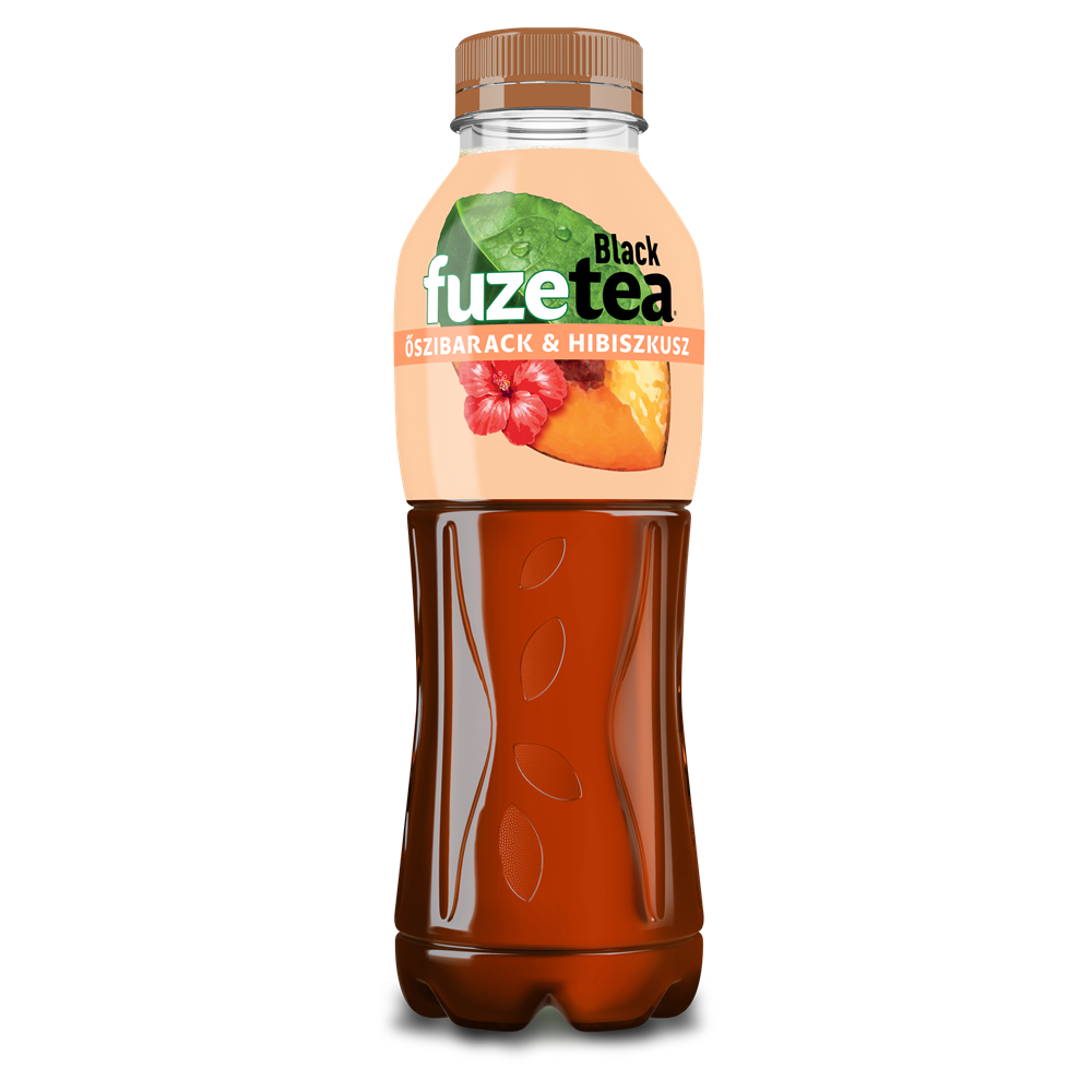 Fuzetea őszibarack-rózsa tea 0,5l DRS egyutas visszaváltási díjas üdítőital