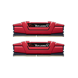 G.Skill 16GB/3600MHz DDR-4 Ripjaws V piros (Kit! 2db 8GB) (F4-3600C19D-16GVRB) memória