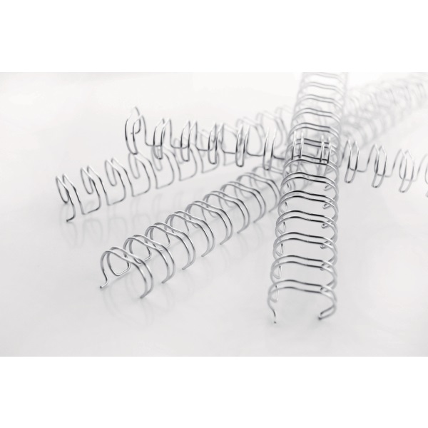 GBC Ibiwires 6mm 34 gyűrűs 100db-os fekete fémspirál