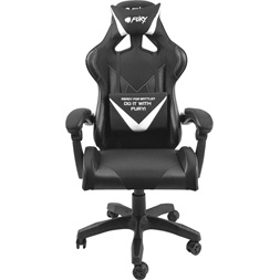 GCN Fury Avenger L Gamer szék - fekete/fehér