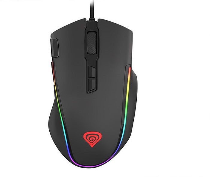 Genesis NMG-1850 GAMING EGÉR KRYPTON 700 G2 8000DPI SZOFTVERREL RGB MEGVILÁGÍTOTT FEKETE