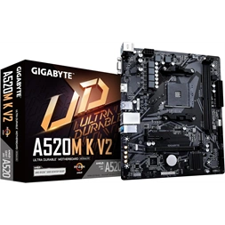 GIGABYTE Alaplap AM4 A520M K V2 AMD A520, mATX