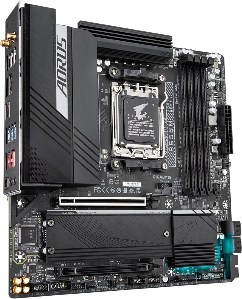 GIGABYTE Alaplap AM5 B650M AORUS ELITE AX AMD B650, mATX