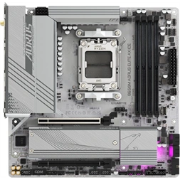 GIGABYTE Alaplap AM5 B650M AORUS ELITE AX ICE AMD B650, mATX