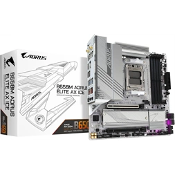 GIGABYTE Alaplap AM5 B650M AORUS ELITE AX ICE AMD B650, mATX