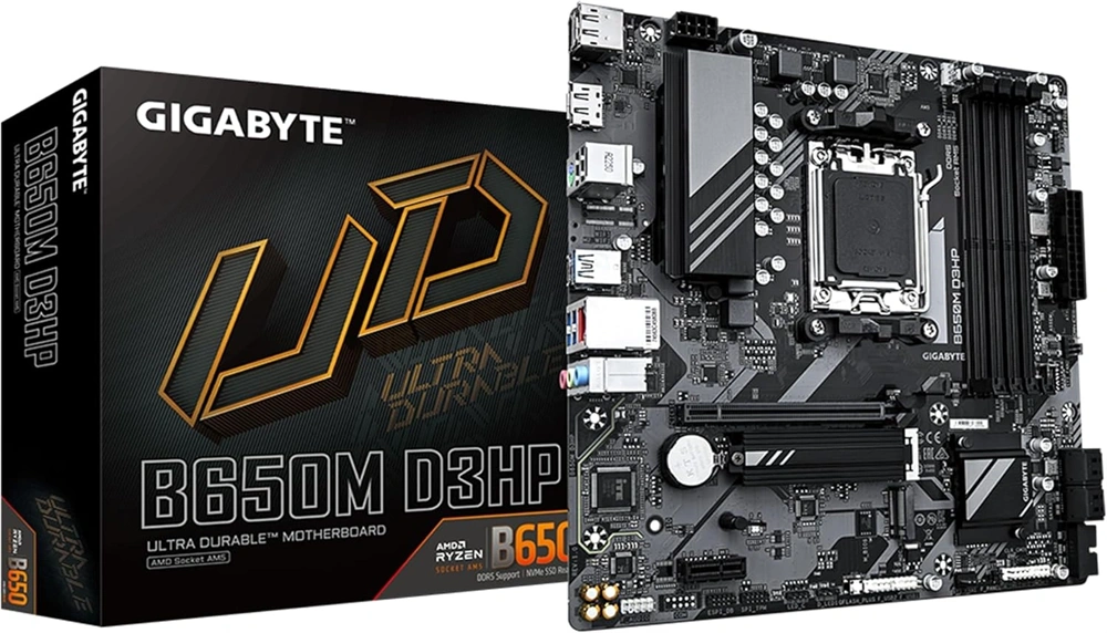 GIGABYTE Alaplap AM5 B650M D3HP AMD B650, mATX