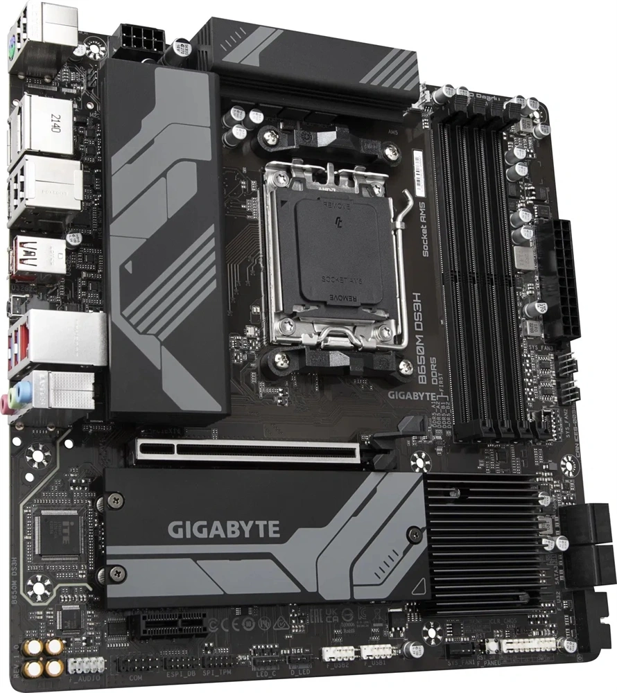 GIGABYTE Alaplap AM5 B650M DS3H AMD B650, mATX