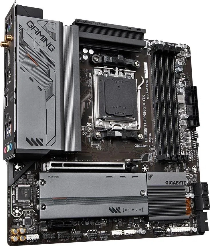 GIGABYTE Alaplap AM5 B650M GAMING X AX AMD B650, mATX