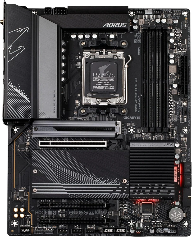GIGABYTE Alaplap AM5 B650 AORUS ELITE AX AMD B650, ATX