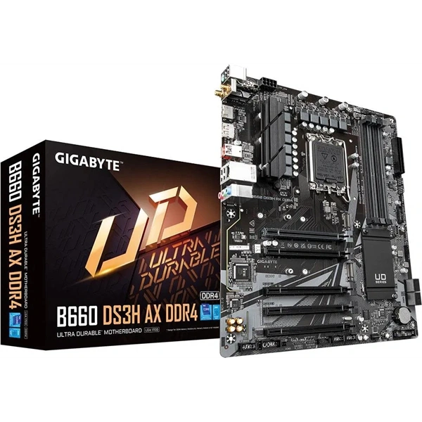 GIGABYTE Alaplap S1700 B660 DS3H AX DDR4 INTEL B660, ATX