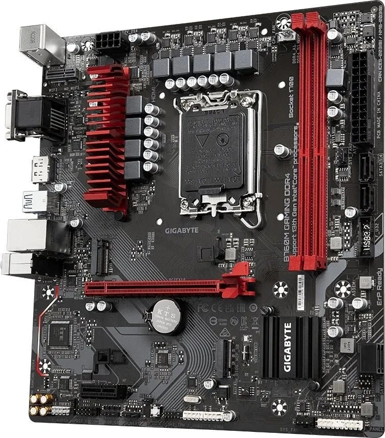 GIGABYTE Alaplap S1700 B760M GAMING DDR4 INTEL B760, mATX