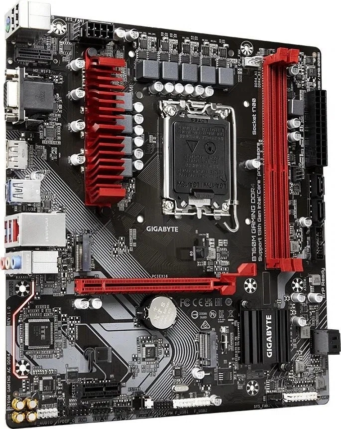 GIGABYTE Alaplap S1700 B760M GAMING DDR4 INTEL B760, mATX
