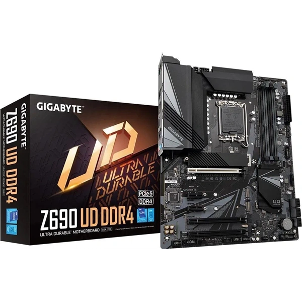 GIGABYTE Alaplap S1700 Z690 UD DDR4 INTEL Z690, ATX