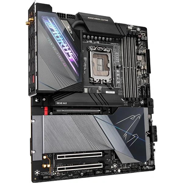 GIGABYTE Alaplap S1700 Z790 AORUS MASTER X INTEL Z790, E-ATX