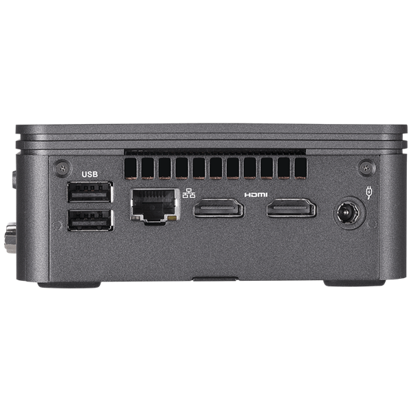 GIGABYTE PC BRIX, Intel Core i7 10710U 4.7GHz, 2xHDMI, LAN, WIFI, BT, COM. 2,5" HDD hely, 6xUSB 3.2, FreeDOS