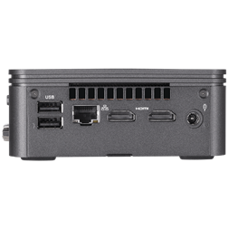GIGABYTE PC BRIX, Intel Core i7 10710U 4.7GHz, 2xHDMI, LAN, WIFI, BT, COM. 2,5" HDD hely, 6xUSB 3.2, FreeDOS