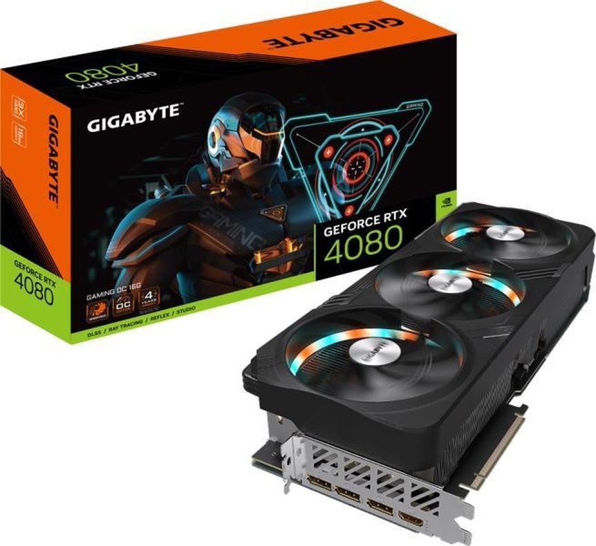 GIGABYTE Videokártya PCI-Ex16x nVIDIA RTX 4080 16GB DDR6X