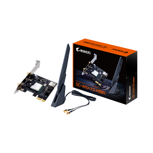 GIGABYTE Wireless Adapter PCI-Express Tri Band AX2400, GC-WBAX2400R