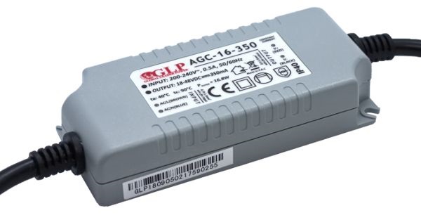 GLP AGC-16-350 16.8W 18~48V 350mA IP40 LED tápegység