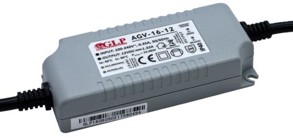 GLP AGV-16-12 15,96W 12V 1.33A IP40 LED tápegység
