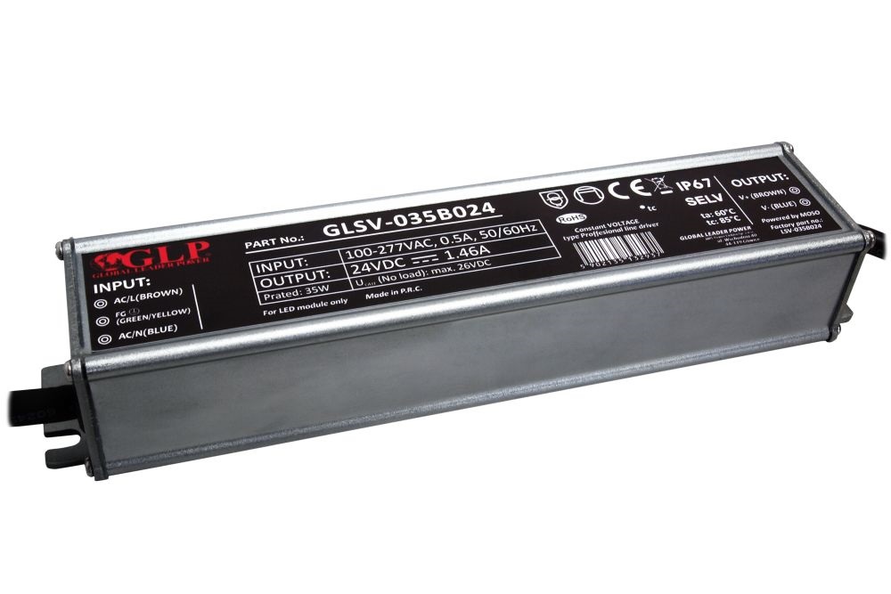 GLP GLSV-035B024 24V/1.46A 35W IP67 LED tápegység
