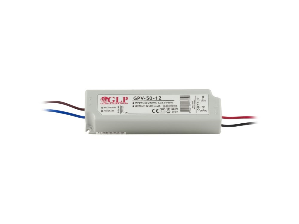 GLP GPV-50-12 48W 12V 4A IP67 LED tápegység