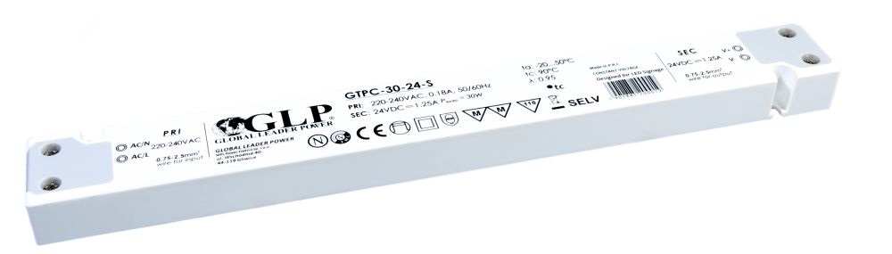 GLP GTPC-30-24-S 24V/1.25A 30W IP20 LED tápegység