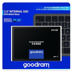 GOODRAM SSD 2.5" SATA3 512GB CX400 Gen.2